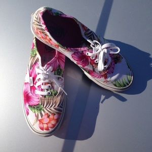 Floral vans